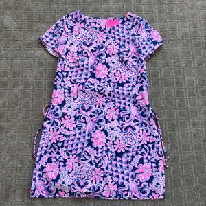 Lilly Pulitzer Blanca Stretch Romper Women's 2 Pink Blue Pineapple Colorful NWT